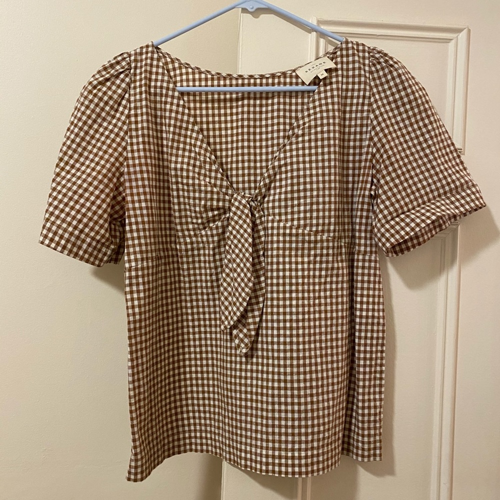 Sézane Short Sleeve Top
